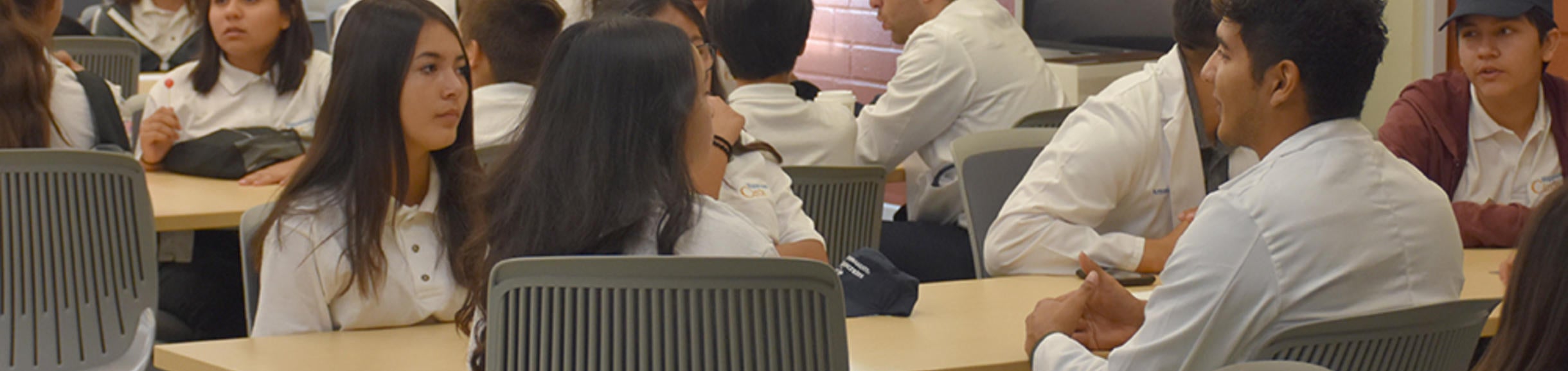 students in a classroom